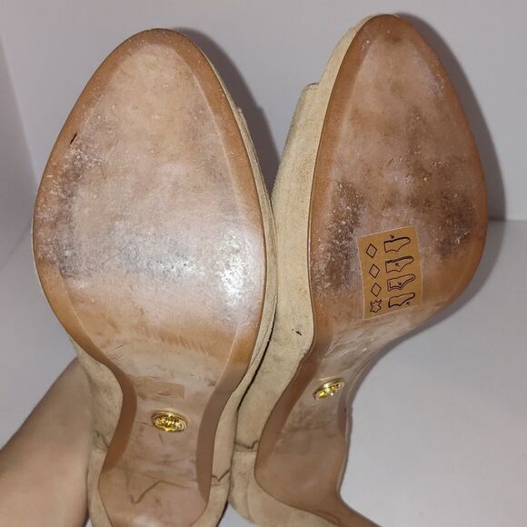 Michael Kors Thalia Bootie Khaki Suede size 8 - Picture 7 of 8